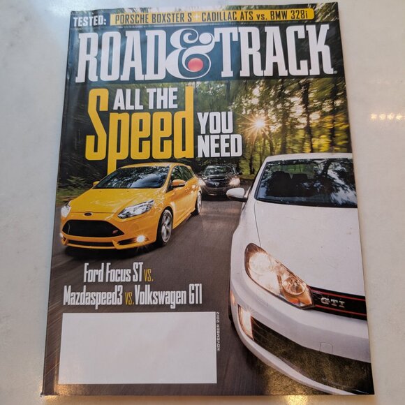 Road & Track Magazine November 2012 All the Speed You Need - Picture 1 of 5